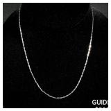 2 G 14 KT 18' White Gold Necklace 2 G 14 KT 18' White Gold Necklace