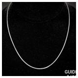 4 G 14 KT 16' White Gold Necklace 4 G 14 KT 16' White Gold Necklace