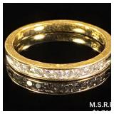 1.6 DWT 14 KT Gold w/ Diamond Ring Sz: 7 1.6 DWT 14 KT Gold w/ Diamond Ring Sz: 7