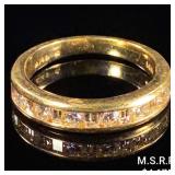 3.3 DWT 14 KT Gold Ring w/ Diamond Sz: 9.5 3.3 DWT 14 KT Gold Ring w/ Diamond Sz: 9.5