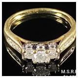 1.4 DWT 10 KT Gold Diamond Ring Sz: 7 1.4 DWT 10 KT Gold Diamond Ring Sz: 7