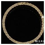 1.2 DWT 10 KT Gold Circle Pendant w/ Diamond 1.2 DWT 10 KT Gold Circle Pendant w/ Diamond