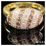 2.9 DWT 14 KT Gold w/ Diamonds & Gems Ring Sz:5.5 2.9 DWT 14 KT Gold w/ Diamonds & Gems Ring Sz:5.5