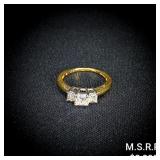 2.4 DWT 14 KT Gold Diamond Ring Sz: 7.5 2.4 DWT 14 KT Gold Diamond Ring Sz: 7.5