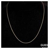 2 G 14 KT 17' Gold Necklace 2 G 14 KT 17' Gold Necklace