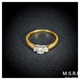 2.1 DWT 14 KT Gold Diamond Ring Sz: 8.5 2.1 DWT 14 KT Gold Diamond Ring Sz: 8.5