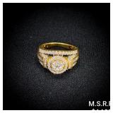 4.1 DWT 10 KT Gold Diamond Ring Sz: 6.5 4.1 DWT 10 KT Gold Diamond Ring Sz: 6.5
