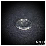2.1 DWT 14 KT Wht Gold Ring w/ Diamond Sz: 2.1 DWT 14 KT Wht Gold Ring w/ Diamond Sz: