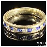 2.3 DWT 14 KT Gold w/ Diamond & Gem Ring 2.3 DWT 14 KT Gold w/ Diamond & Gem Ring