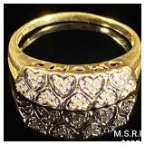 1.4 DWT 10 KT Gold 'Mom' w/ Diamond Ring 1.4 DWT 10 KT Gold 'Mom' w/ Diamond Ring