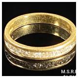 1.9 DWT 14 KT Gold w/ Diamond Ring Sz: 6.5 1.9 DWT 14 KT Gold w/ Diamond Ring Sz: 6.5