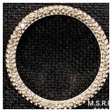 1.2 DWT 10 KT Wht Gold Circle Pendant w/ Diamond 1.2 DWT 10 KT Wht Gold Circle Pendant w/ Diamond