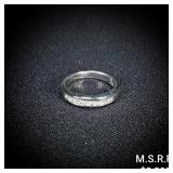 1.9 DWT 14 KT Wht Gold w/ Diamond Ring Sz: 1.9 DWT 14 KT Wht Gold w/ Diamond Ring Sz: