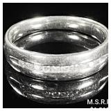 2.2 DWT 10 KT Wht Gold w/ Diamond Ring Sz: 2.2 DWT 10 KT Wht Gold w/ Diamond Ring Sz: