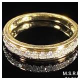 1.3 DWT 10 KT Gold w/ Diamond Ring Sz: 6.5 1.3 DWT 10 KT Gold w/ Diamond Ring Sz: 6.5