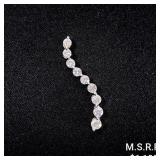 1 DWT 14 KT Gold Pendant w/ Diamond Lining 1 DWT 14 KT Gold Pendant w/ Diamond Lining