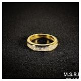 3.6 DWT 14 KT Gold w/ Diamond Ring Sz: 6 3.6 DWT 14 KT Gold w/ Diamond Ring Sz: 6