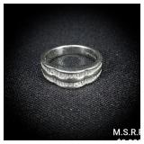 4.5 DWT Plat Diamond Ring Sz: 6.5 4.5 DWT Plat Diamond Ring Sz: 6.5