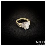 3.3 DWT 14 KT Gold w/ Diamond Ring Sz: 6.5 3.3 DWT 14 KT Gold w/ Diamond Ring Sz: 6.5