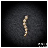 0.5 DWT 14 KT Gold Pendant w/ Diamond Lining 0.5 DWT 14 KT Gold Pendant w/ Diamond Lining