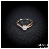 1.9 DWT 14 KT Gold w/ Diamond Ring Sz: 5.5 1.9 DWT 14 KT Gold w/ Diamond Ring Sz: 5.5