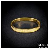 23.8 DWT 18 KT Gold w/ Diamond Bracelet 23.8 DWT 18 KT Gold w/ Diamond Bracelet