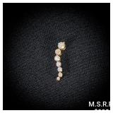 0.7 DWT 14 KT Gold Pendant w/ Diamond Lining 0.7 DWT 14 KT Gold Pendant w/ Diamond Lining