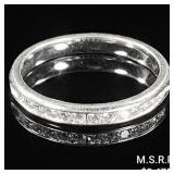 1.7 DWT 14 KT Wht Gold w/ Diamond Ring Sz: 1.7 DWT 14 KT Wht Gold w/ Diamond Ring Sz: