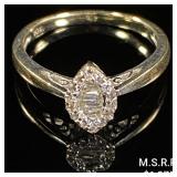 1.8 DWT 10 KT Gold w/ Diamonds Ring Sz: 8 1.8 DWT 10 KT Gold w/ Diamonds Ring Sz: 8