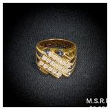 6 DWT 10 KT Gold Diamond Ring Sz: 8.5 6 DWT 10 KT Gold Diamond Ring Sz: 8.5