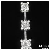 0.7 DWT 14 KT Wht Gold Pendant w/ Diamonds 0.7 DWT 14 KT Wht Gold Pendant w/ Diamonds