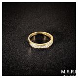 1.3 DWT 14 KT Gold w/ Diamond Ring Sz: 5.5 1.3 DWT 14 KT Gold w/ Diamond Ring Sz: 5.5