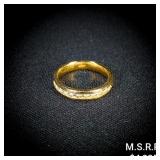 2.6 DWT 14 KT Gold w/ Diamond Ring Sz: 7 2.6 DWT 14 KT Gold w/ Diamond Ring Sz: 7