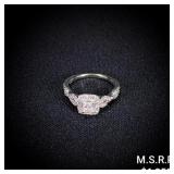 2.4 DWT 14 KT Wht Gold Diamond Ring Sz: 7 2.4 DWT 14 KT Wht Gold Diamond Ring Sz: 7