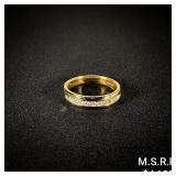 3.7 DWT 14 KT Gold w/ Diamond Ring Sz: 9.5 3.7 DWT 14 KT Gold w/ Diamond Ring Sz: 9.5