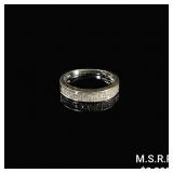 1.4 DWT 14 KT Wht Gold Ring w/ Diamonds Sz: 6.5 1.4 DWT 14 KT Wht Gold Ring w/ Diamonds Sz: 6.5