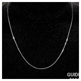 2 G 10 KT 16' White Gold Necklace 2 G 10 KT 16' White Gold Necklace