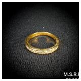 2.2 DWT 14 KT Gold w/ Diamond Ring Sz: 8.5 2.2 DWT 14 KT Gold w/ Diamond Ring Sz: 8.5