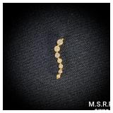 0.4 DWT 14 KT Gold Pendant w/ Diamond Lining 0.4 DWT 14 KT Gold Pendant w/ Diamond Lining