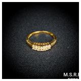 1.3 DWT 10 KT Gold w/ Diamond Ring Sz: 6.5 1.3 DWT 10 KT Gold w/ Diamond Ring Sz: 6.5