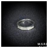 2.3 DWT 14 KT Wht Gold w/ Diamond Ring Sz: 2.3 DWT 14 KT Wht Gold w/ Diamond Ring Sz: