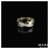3.6 DWT 14 KT Gold Diamond Ring Sz: 7 3.6 DWT 14 KT Gold Diamond Ring Sz: 7