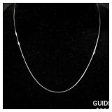 2 G 14 KT 16' White Gold Necklace 2 G 14 KT 16' White Gold Necklace