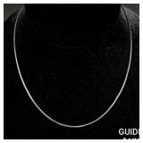 6 G 14 KT 16' White Gold Necklace 6 G 14 KT 16' White Gold Necklace