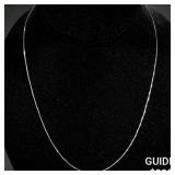 2 G 14 KT 21' White Gold Necklace 2 G 14 KT 21' White Gold Necklace