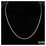 4 G 14 KT 16' Gold Necklace 4 G 14 KT 16' Gold Necklace