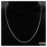 4 G 14 KT 16' White Gold Necklace 4 G 14 KT 16' White Gold Necklace