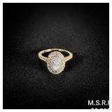 2.6 DWT 14 KT Gold w/ Diamond Ring Sz: 5.5 2.6 DWT 14 KT Gold w/ Diamond Ring Sz: 5.5