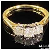 1.4 DWT 10 KT Gold w/ Diamonds Ring Sz: 8.5 1.4 DWT 10 KT Gold w/ Diamonds Ring Sz: 8.5