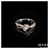 1.9 DWT 14 KT Gold Diamond Ring Sz: 6.5 1.9 DWT 14 KT Gold Diamond Ring Sz: 6.5
